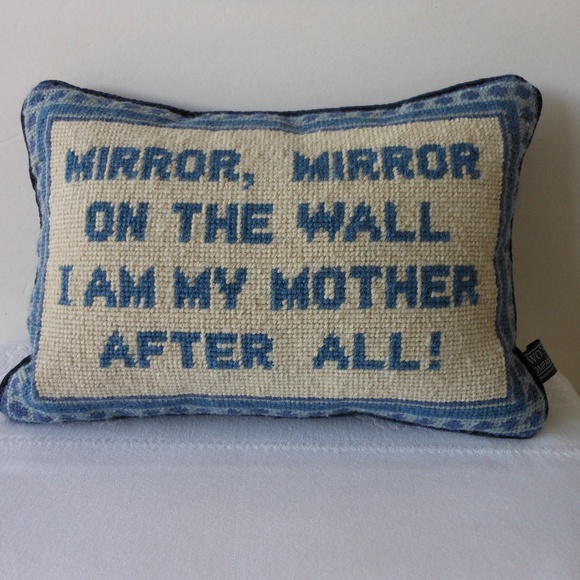Two S Company Other Mirror Mirror Quote Luxury Pillow Wool Velvet Poshmark